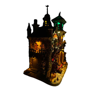 Retired Lemax Spooky Town Fire Department #15191 at Eerie Emporium. 13