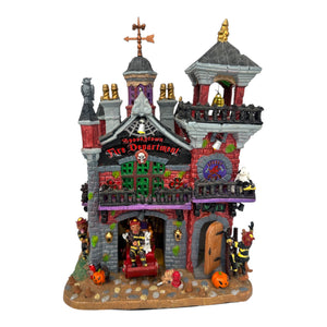 Retired Lemax Spooky Town Fire Department #15191 at Eerie Emporium. 7