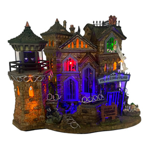 Retired Lemax Spooky Town Forsaken Souls Prison #75497 at Eerie Emporium. 3