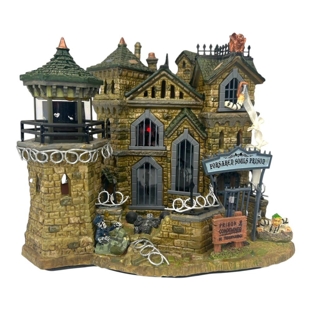 Retired Lemax Spooky Town Forsaken Souls Prison #75497 at Eerie Emporium. 5