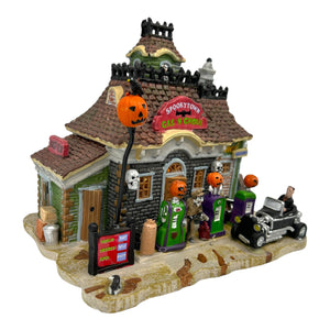 Retired Lemax Spooky Town Gas 'N Ghoul #15194 at Eerie Emporium. 6