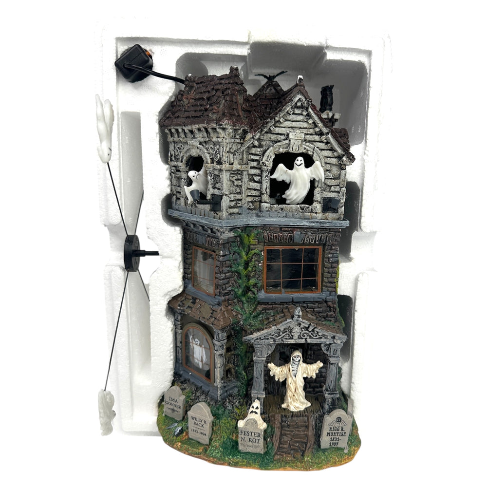 Retired Lemax Spooky Town Ghostly Manor #65122 at Eerie Emporium. 10