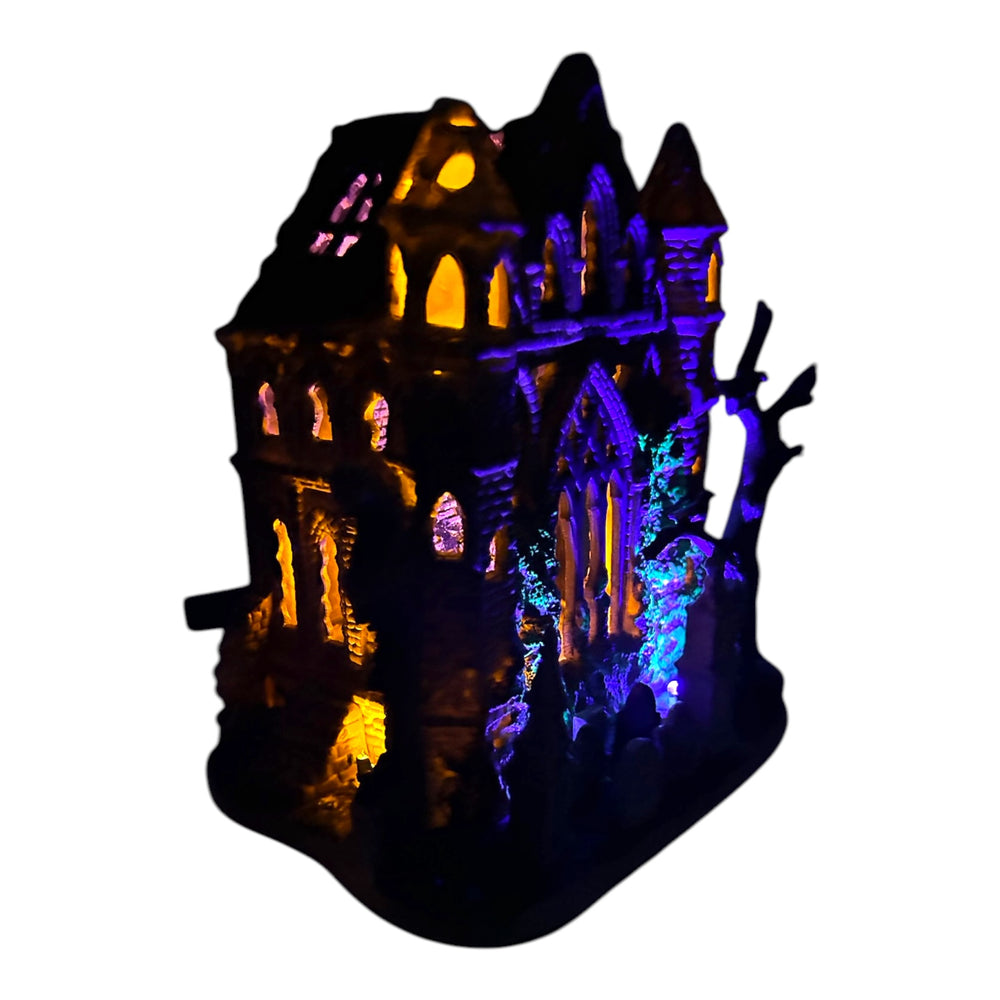 Retired Lemax Spooky Town Gothic Ruins #65342 at Eerie Emporium. 4