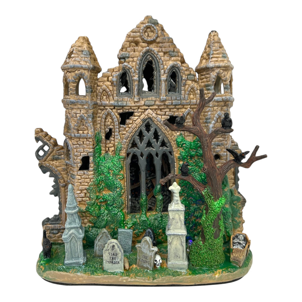 Retired Lemax Spooky Town Gothic Ruins #65342 at Eerie Emporium. 6