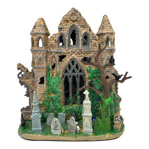 Retired Lemax Spooky Town Gothic Ruins #65342 at Eerie Emporium. 6