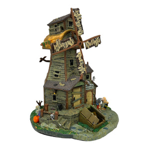 Retired Lemax Spooky Town Haunted Windmill #85667 at Eerie Emporium. 7