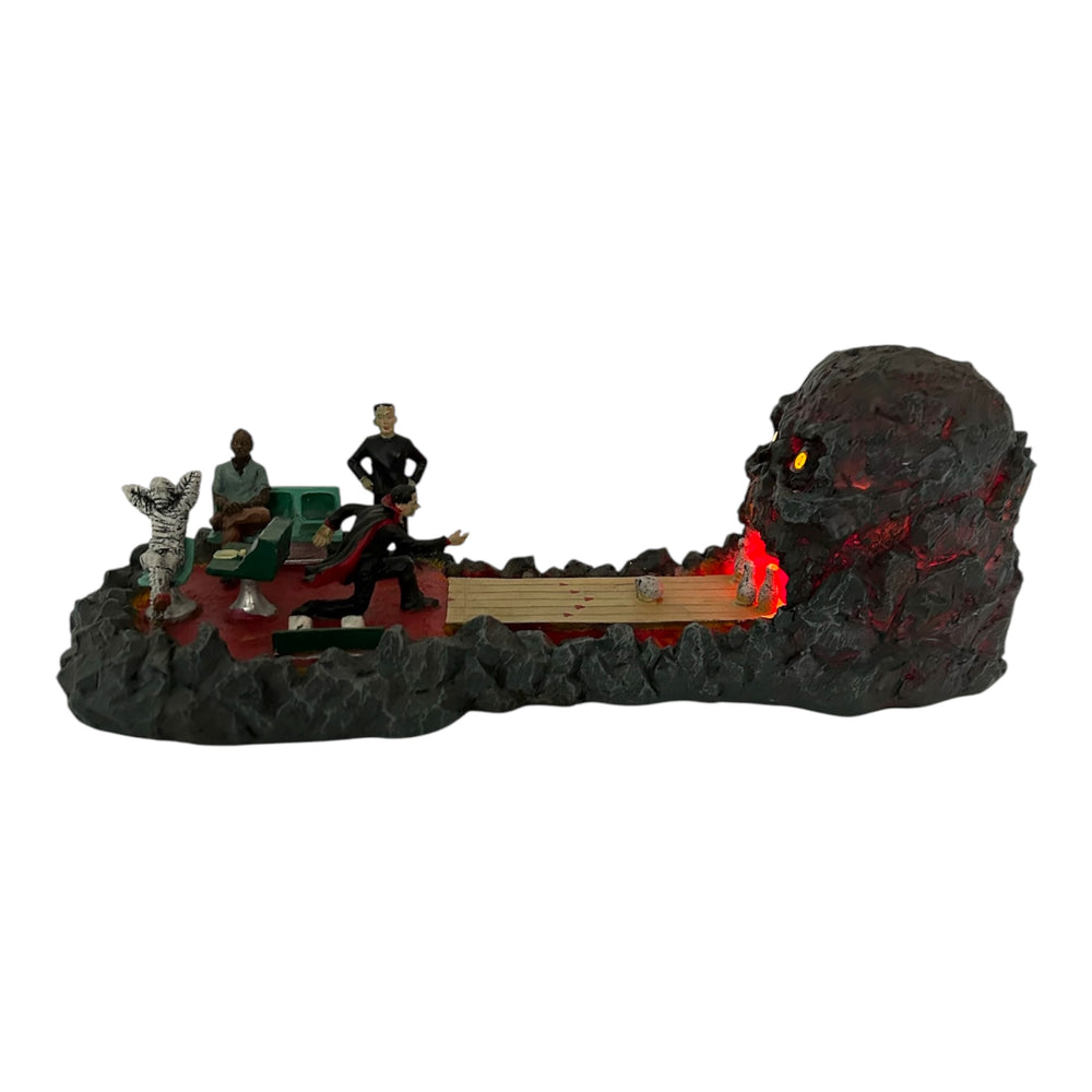 Retired Lemax Spooky Town Heads Will Roll #94970 at Eerie Emporium. 3