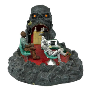 Retired Lemax Spooky Town Heads Will Roll #94970 at Eerie Emporium. 7
