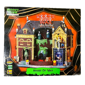 Retired Lemax Spooky Town House of Wax #95827 at Eerie Emporium.