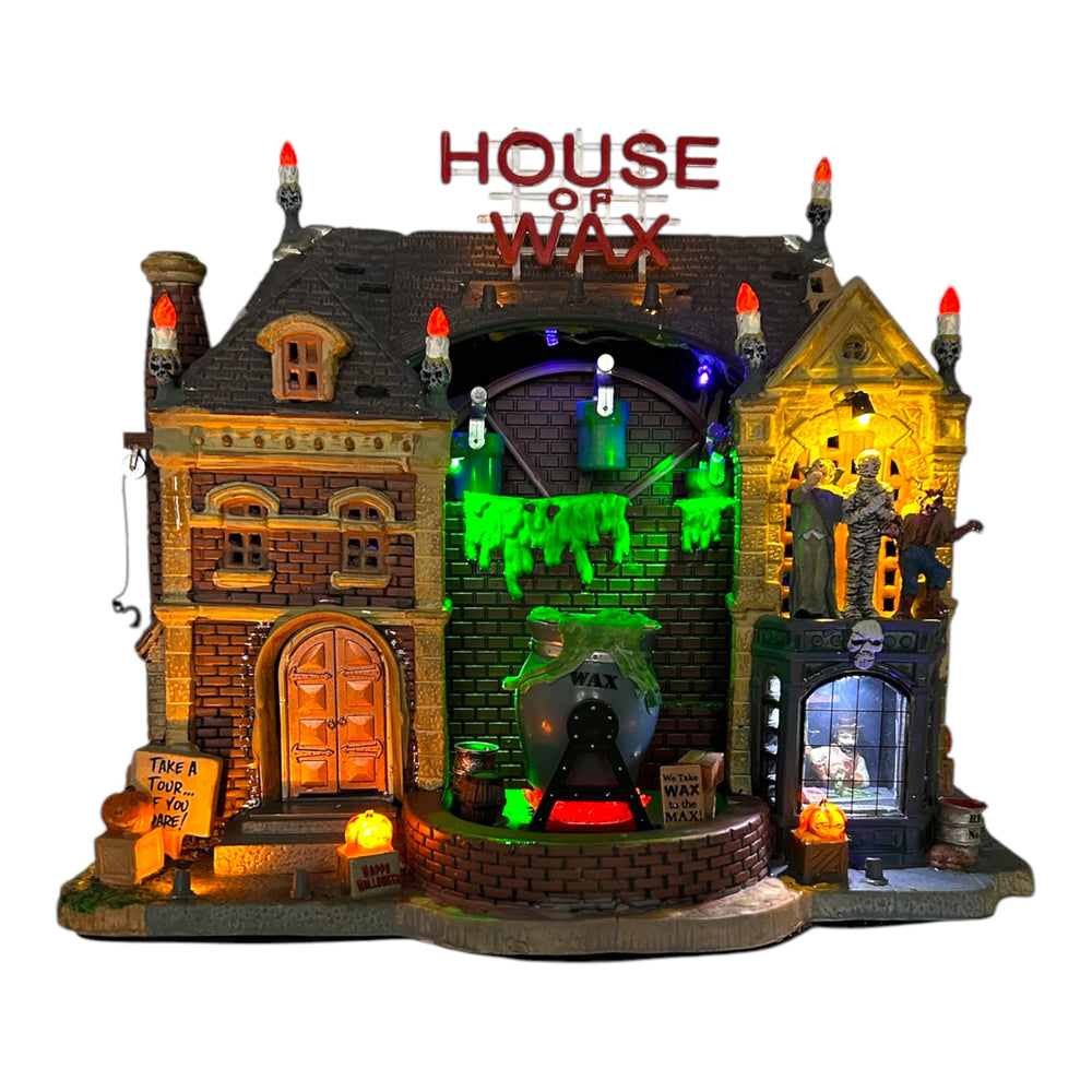 Retired Lemax Spooky Town House of Wax #95827 at Eerie Emporium. 