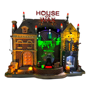 Retired Lemax Spooky Town House of Wax #95827 at Eerie Emporium. 