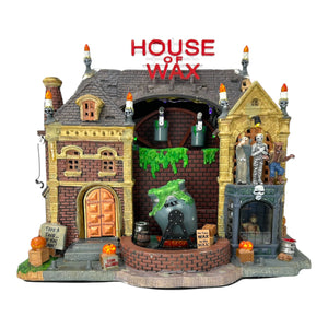 Retired Lemax Spooky Town House of Wax #95827 at Eerie Emporium. 4