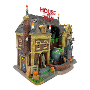 Retired Lemax Spooky Town House of Wax #95827 at Eerie Emporium. 6