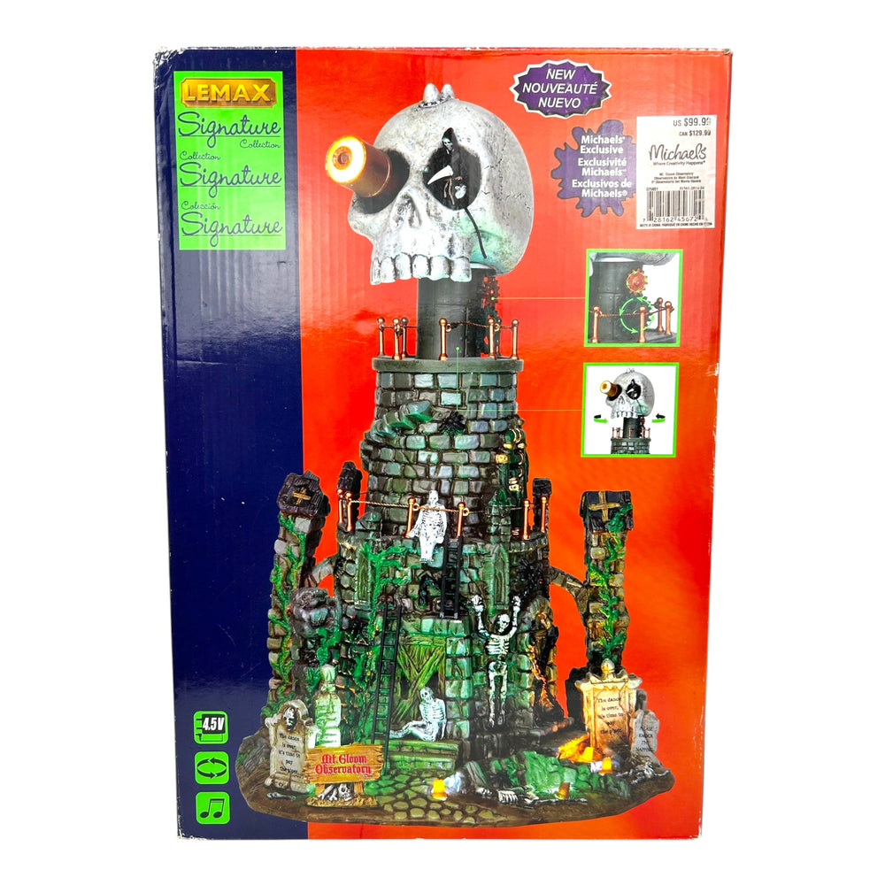 Retired Lemax Spooky Town Mt. Gloom Observatory #45672 at Eerie Emporium. 
