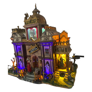 Retired Lemax Spooky Town Phantom's Opera House #95807 with Original 2009 Michael's Catalog at Eerie Emporium. 10