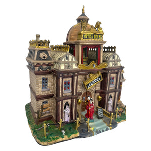 Retired Lemax Spooky Town Phantom's Opera House #95807 with Original 2009 Michael's Catalog at Eerie Emporium. 11
