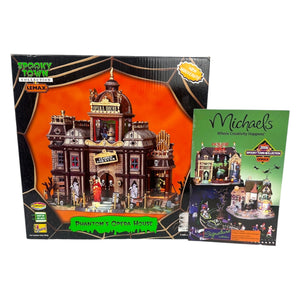 Retired Lemax Spooky Town Phantom's Opera House #95807 with Original 2009 Michael's Catalog at Eerie Emporium. 