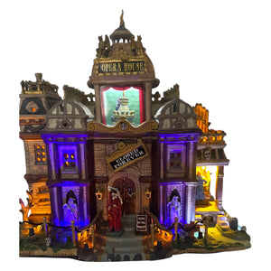 Retired Lemax Spooky Town Phantom's Opera House #95807 with Original 2009 Michael's Catalog at Eerie Emporium. 3