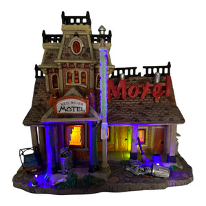 Retired Lemax Spooky Town Red River Motel #75491 at Eerie Emporium. 2