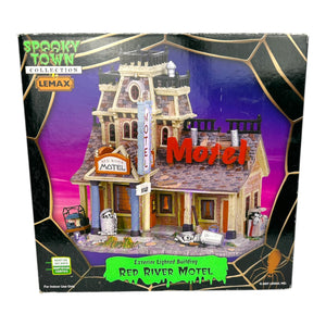 Retired Lemax Spooky Town Red River Motel #75491 at Eerie Emporium.