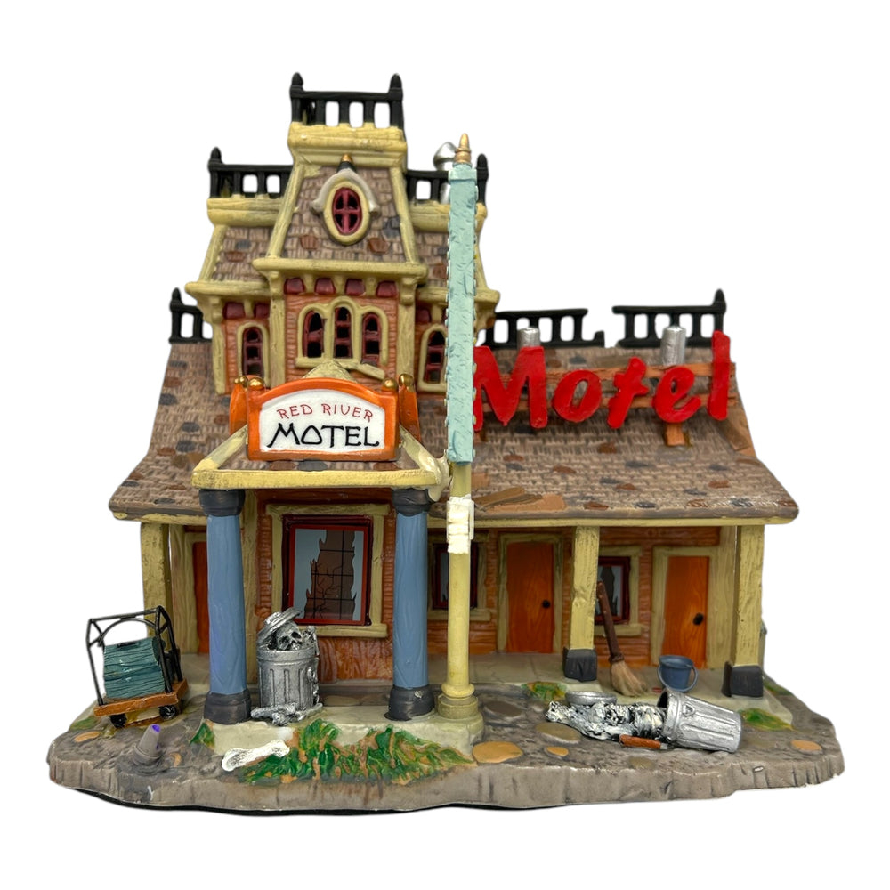 Retired Lemax Spooky Town Red River Motel #75491 at Eerie Emporium. 3