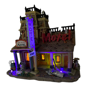 Retired Lemax Spooky Town Red River Motel #75491 at Eerie Emporium. 4