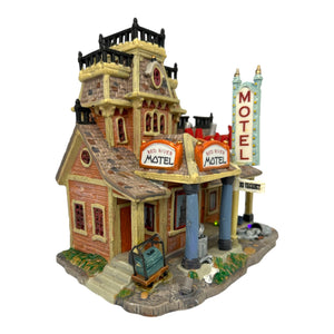 Retired Lemax Spooky Town Red River Motel #75491 at Eerie Emporium. 7