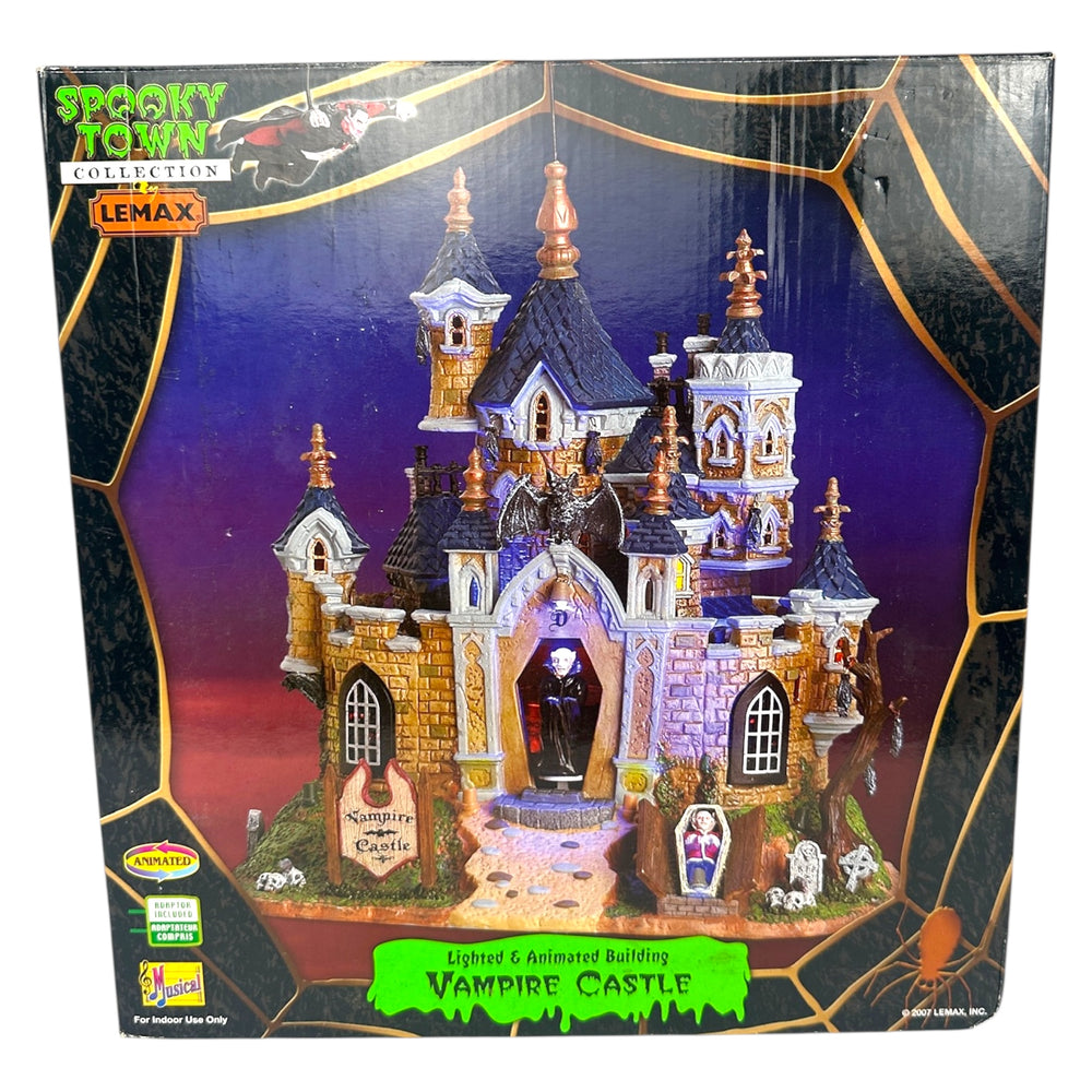 Retired Lemax Spooky Town Vampire Castle #75498 at Eerie Emporium. 