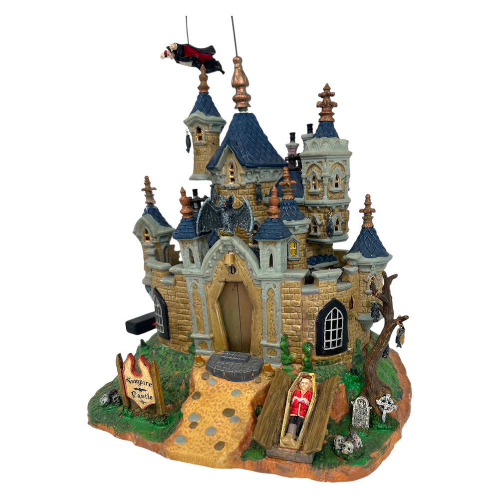 Retired Lemax Spooky Town Vampire Castle #75498 at Eerie Emporium. 11