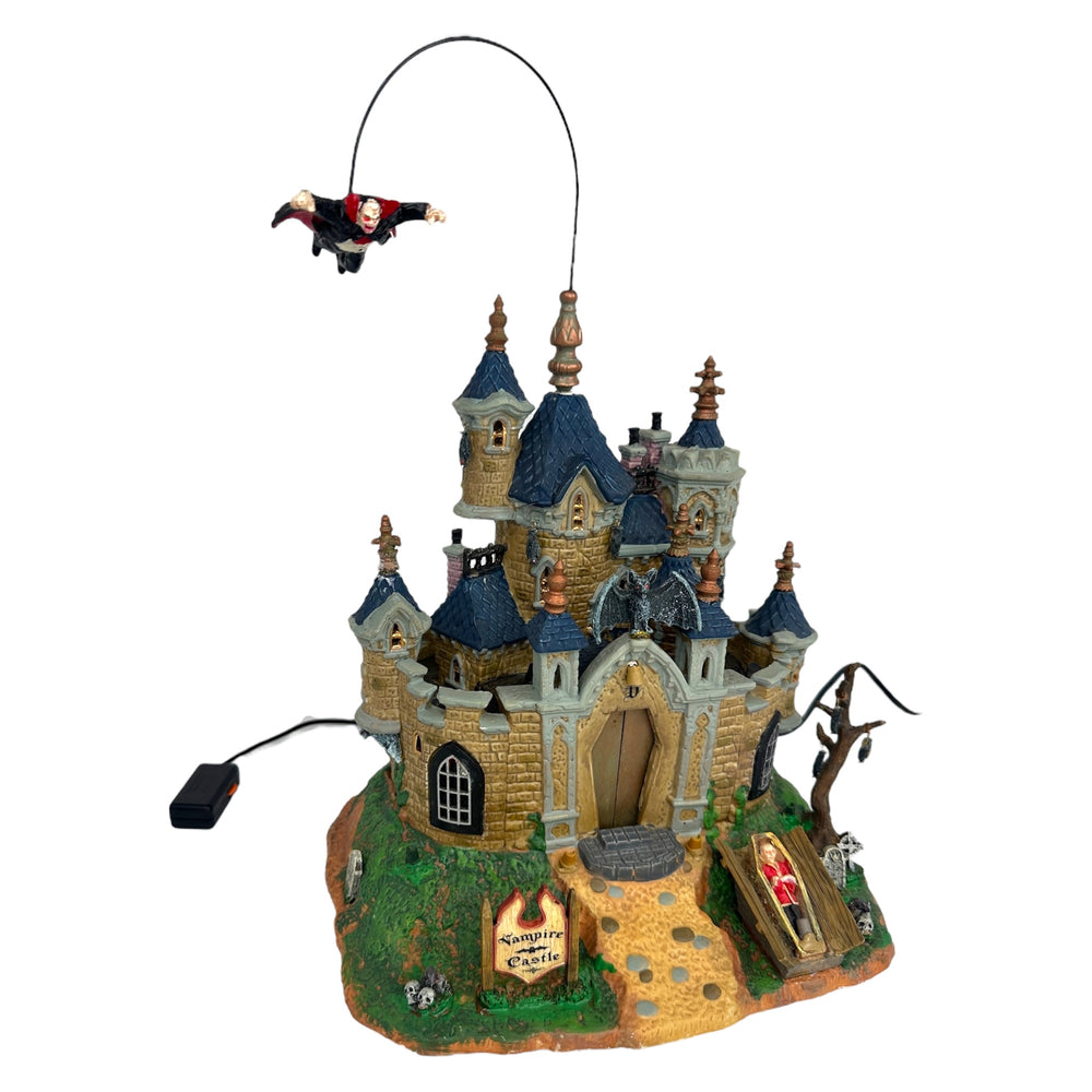 Retired Lemax Spooky Town Vampire Castle #75498 at Eerie Emporium. 12