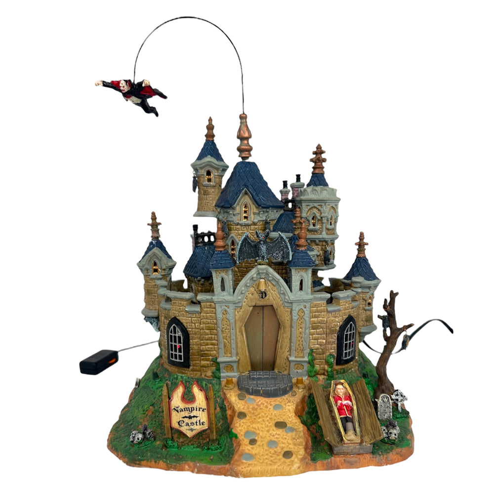Retired Lemax Spooky Town Vampire Castle #75498 at Eerie Emporium. 14