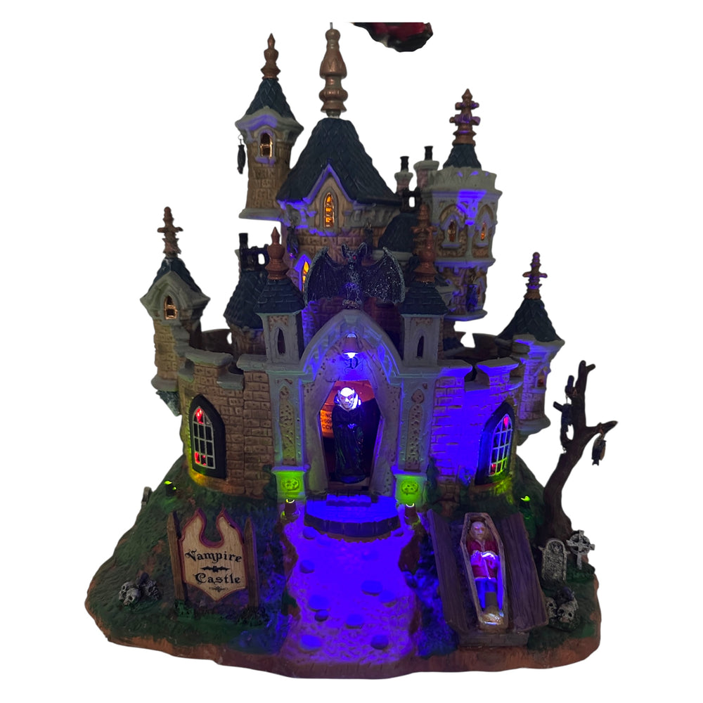Retired Lemax Spooky Town Vampire Castle #75498 at Eerie Emporium. 2