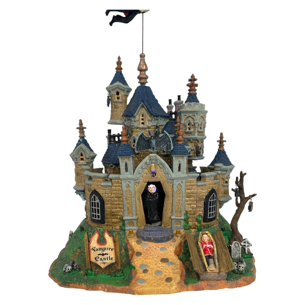 Retired Lemax Spooky Town Vampire Castle #75498 at Eerie Emporium. 3