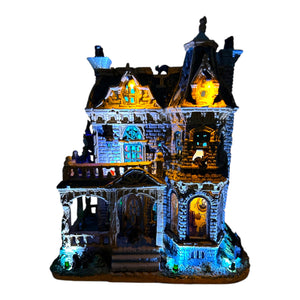 Retired Lemax Spooky Town Withered Mansion #45662 at Eerie Emporium. 3