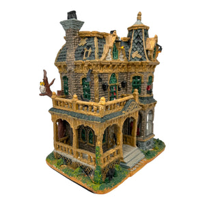 Retired Lemax Spooky Town Withered Mansion #45662 at Eerie Emporium. 6