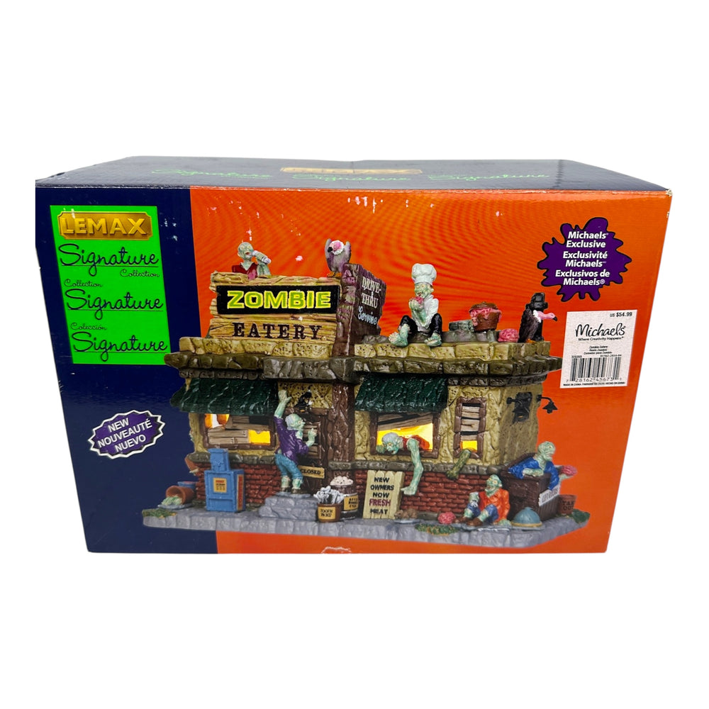 Retired Lemax Spooky Town Zombie Eatery #45673 at Eerie Emporium.