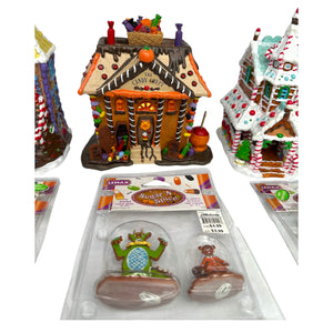 Retired Lemax Sugar N Spice Collection Lot of 6 at Eerie Emporium. 13