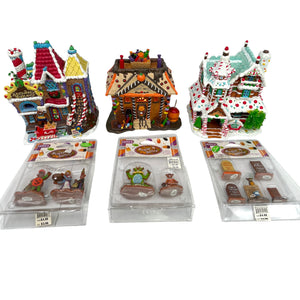 Retired Lemax Sugar N Spice Collection Lot of 6 at Eerie Emporium. 8