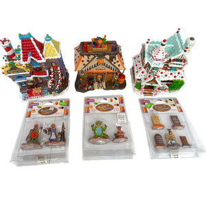 Retired Lemax Sugar N Spice Collection Lot of 6 at Eerie Emporium. 9