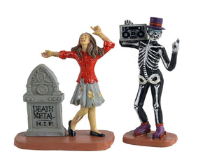 Lemax Spooky Town Undead Groove, Set of 2 #12013 at Eerie Emporium.