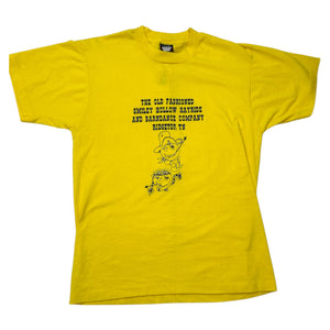 Vintage 1980s Smiley Hollow Hayride & Barndance Company Fall T-Shirt ~ Large Single Stitch at Eerie Emporium.