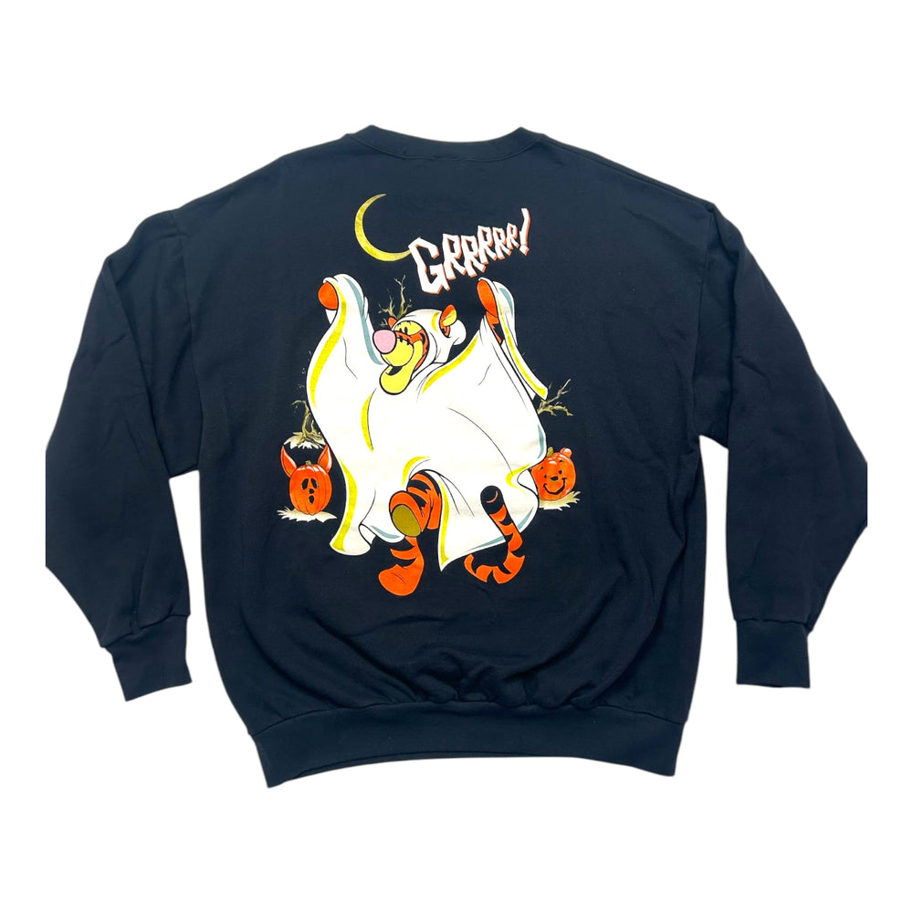 Vintage Disney Winnie The Pooh Halloween Crewneck Double Sided 1990s XL ~ Tigger Piglet at Eerie Emporium. 2