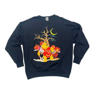 Vintage Disney Winnie The Pooh Halloween Crewneck Double Sided 1990s XL ~ Tigger Piglet at Eerie Emporium. 