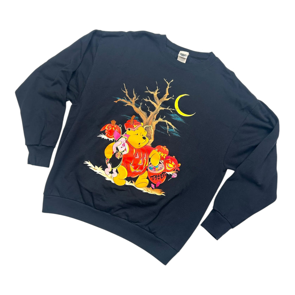 Vintage Disney Winnie The Pooh Halloween Crewneck Double Sided 1990s XL ~ Tigger Piglet at Eerie Emporium. 5