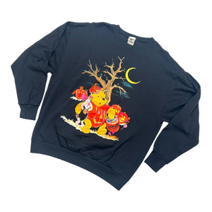 Vintage Disney Winnie The Pooh Halloween Crewneck Double Sided 1990s XL ~ Tigger Piglet at Eerie Emporium. 5