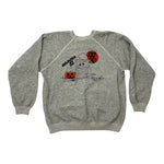 Vintage Double Sided Sorority Fraternity Greek Life 1985 Halloween "Owloween" Sweater Women's Large at Eerie Emporium.
