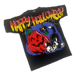 Vintage Freeze Happy Halloween T-Shirt ~ 1996 Black Cat Single Stitch L / XL at Eerie Emporium. 4