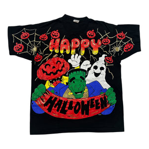 Vintage Freeze Happy Halloween T-Shirt ~ 1996 Frankenstein Single Stitch size XL at Eerie Emporium.