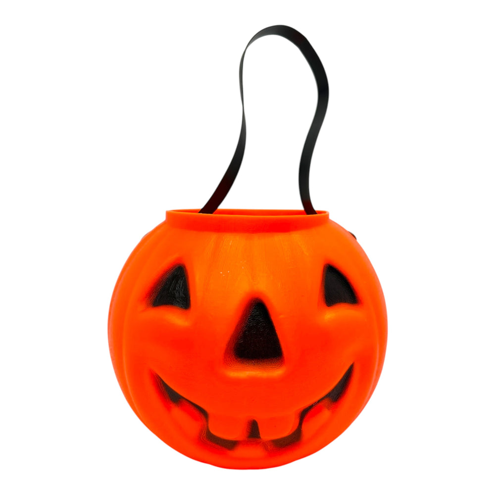 Vintage General Foam Plastics Jack-O'-Lantern Candy Bucket ~ 1970s / 1980s Blow Mold at Eerie Emporium. 