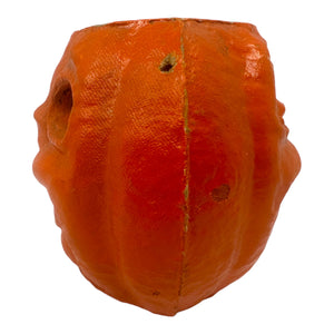Vintage Halloween 1940s Double Sided Paper Mache Jack-O'-Lantern at Eerie Emporium.